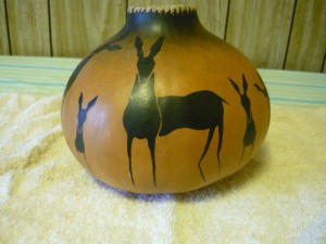 Arturo Ramirez Hand Painted Gourd (c.1989), photo 3