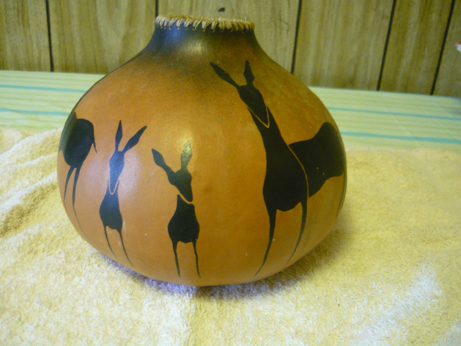 Arturo Ramirez Hand Painted Gourd (c.1989), photo 3